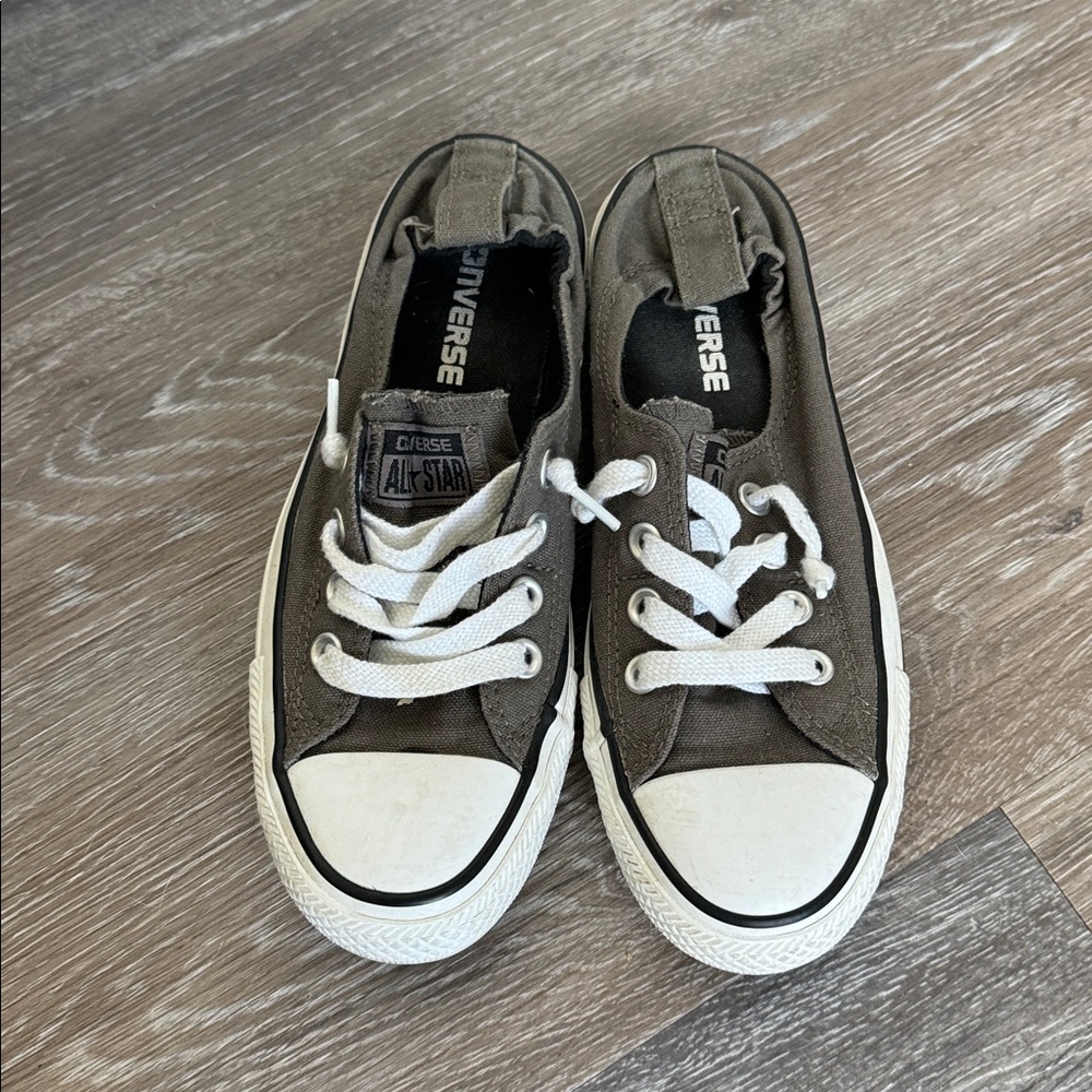 Converse Women's Chuck Taylor Shoreline Slip-On Sneakers Gray Size 6